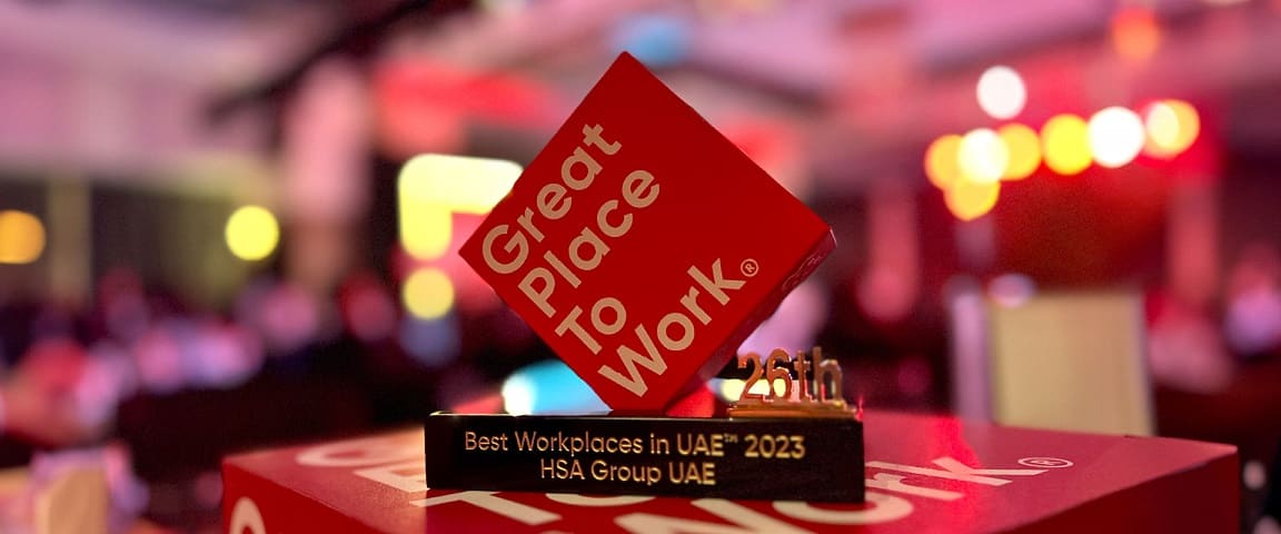 HSA Group is among the 40 best work places in the Middle East
